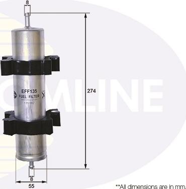 Comline EFF135 - Filtru combustibil - allinparts.ro
