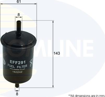 Comline EFF291 - Filtru combustibil allinparts.ro