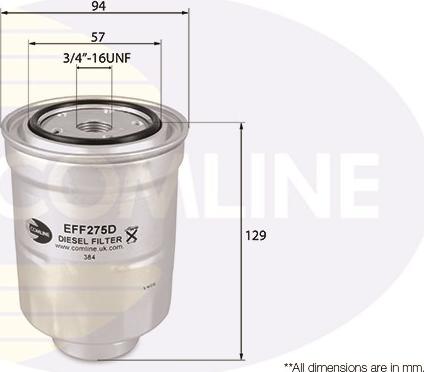 Comline EFF275D - Filtru combustibil - allinparts.ro