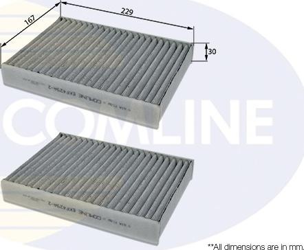 Comline EKF429A-2 - Filtru, aer habitaclu - allinparts.ro
