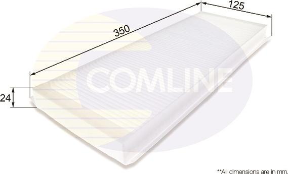 Comline EKF141 - Filtru, aer habitaclu allinparts.ro