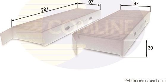 Comline EKF170 - Filtru, aer habitaclu - allinparts.ro