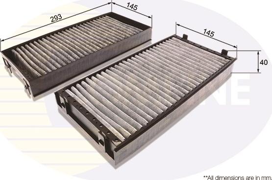 Comline EKF171A - Filtru, aer habitaclu - allinparts.ro