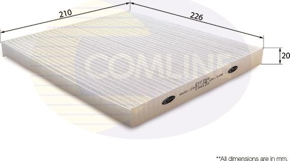 Comline EKF366 - Filtru, aer habitaclu allinparts.ro