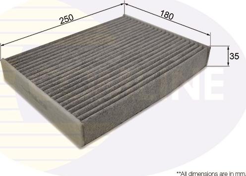 Comline EKF386A - Filtru, aer habitaclu - allinparts.ro
