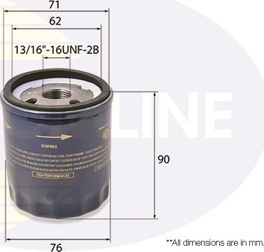 Comline EOF003 - Filtru ulei allinparts.ro