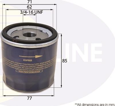 Comline EOF022 - Filtru ulei allinparts.ro