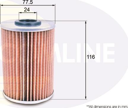 Comline EOF116 - Filtru ulei - allinparts.ro