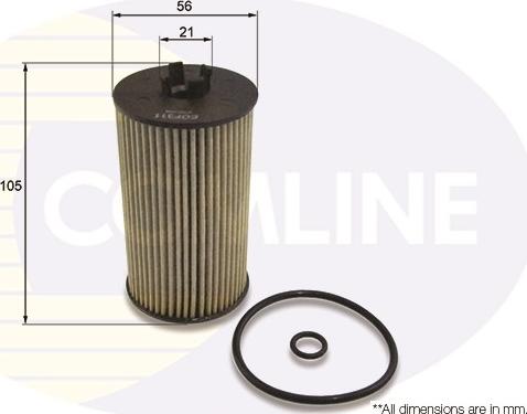 Comline EOF311 - Filtru ulei - allinparts.ro