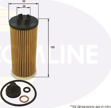 Comline EOF296 - Filtru ulei - allinparts.ro