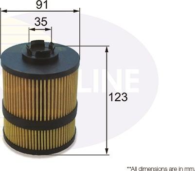 Comline EOF248 - Filtru ulei - allinparts.ro