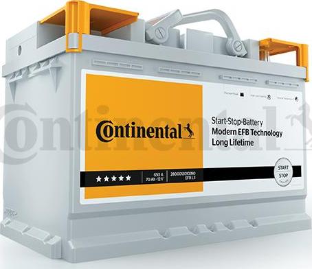 CONTINENTAL 2800012010280 - Baterie de pornire allinparts.ro