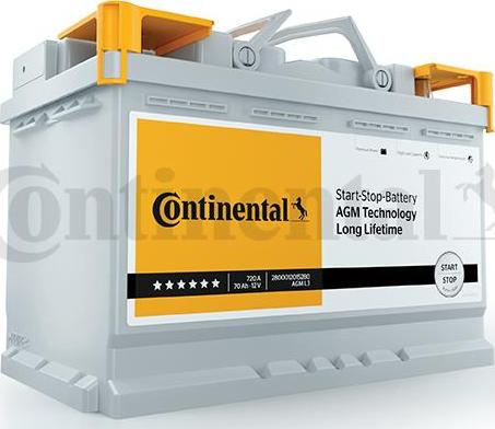 CONTINENTAL 2800012015280 - Baterie de pornire allinparts.ro
