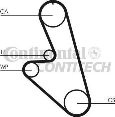 CONTINENTAL CT959WP1 - Set pompa apa + curea dintata - allinparts.ro