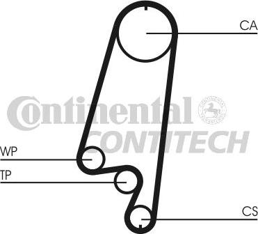 CONTINENTAL CT866WP1 - Set pompa apa + curea dintata - allinparts.ro
