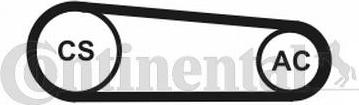 CONTINENTAL 4PK917 ELAST T1 - Set curea transmisie cu caneluri - allinparts.ro