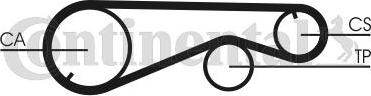 CONTINENTAL CT673 - Curea de distributie allinparts.ro