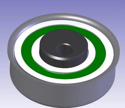 CORAM C823 - Rola intinzator,curea distributie allinparts.ro