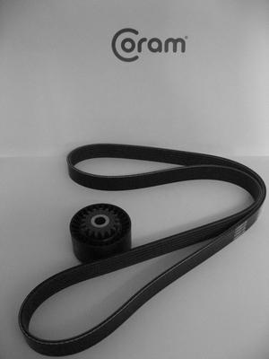 CORAM KTC991 - Set curea transmisie cu caneluri - allinparts.ro