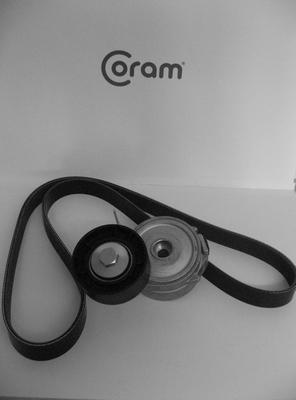 CORAM KTC1068 - Set curea transmisie cu caneluri allinparts.ro