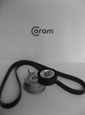CORAM KTC1062 - Set curea transmisie cu caneluri allinparts.ro