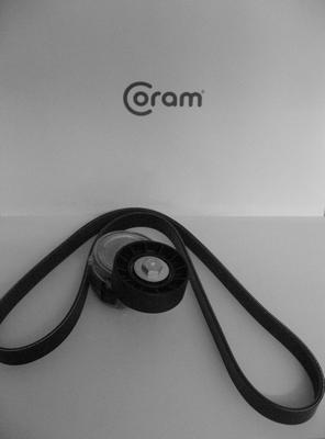 CORAM KTC1008.15 - Set curea transmisie cu caneluri allinparts.ro