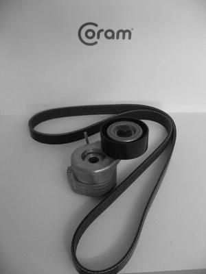 CORAM KTC1003.60 - Set curea transmisie cu caneluri allinparts.ro