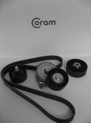 CORAM KTC1018753 - Set curea transmisie cu caneluri allinparts.ro
