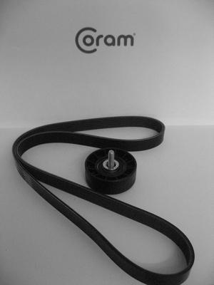 CORAM KTC1017 - Set curea transmisie cu caneluri - allinparts.ro