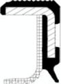 Corteco 49453762 - Simering, arbore cotit - allinparts.ro