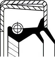 Corteco 49110138 - Simering, diferential allinparts.ro