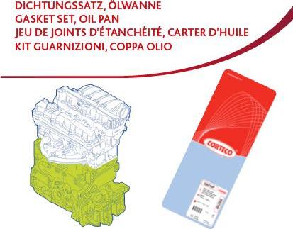 Corteco 427192P - Set garnituri, carter allinparts.ro
