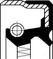 Corteco 49124751 - Simering, diferential - allinparts.ro