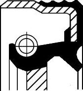 Corteco 12015120B - Simering, arbore cotit allinparts.ro