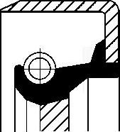 Corteco 12011279B - Simering, arbore cotit allinparts.ro