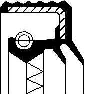 Corteco 01020480B - Simering, diferential - allinparts.ro