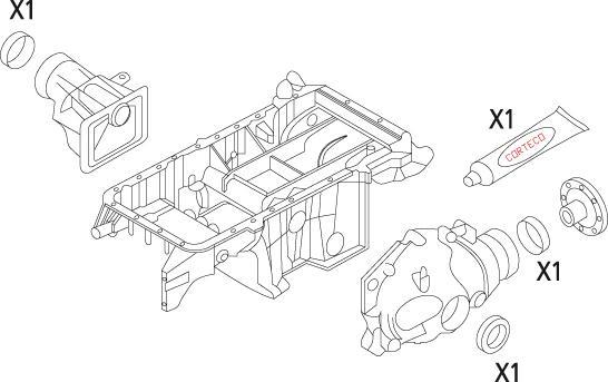 Corteco 19535862 - Set garnituri, diferential - allinparts.ro