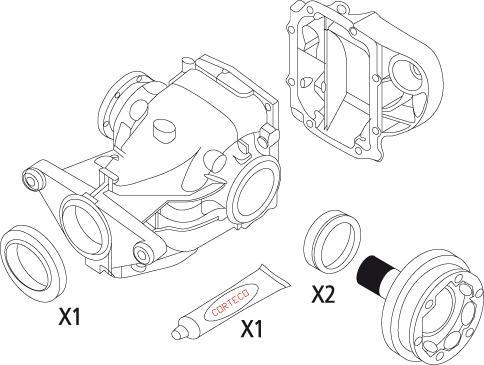 Corteco 19535823 - Set garnituri, diferential - allinparts.ro