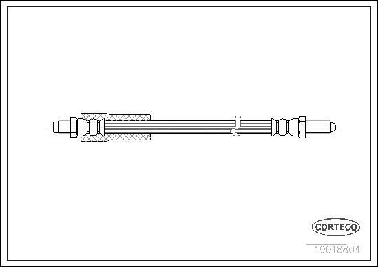 Corteco 19018804 - Furtun frana allinparts.ro