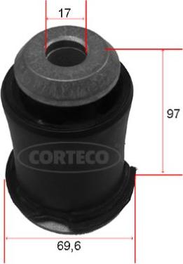 Corteco 80001164 - Suport,trapez allinparts.ro