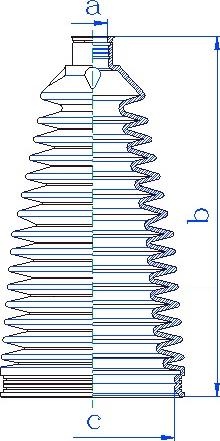 DA SILVA K5595 - Ansamblu burduf, directie - allinparts.ro