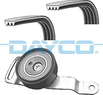 DAYCO KPV427 - Set curea transmisie cu caneluri allinparts.ro