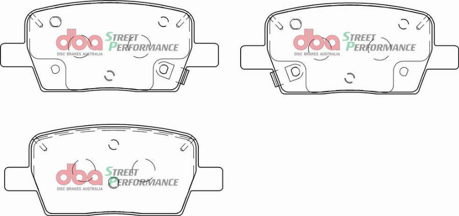 DBA Australia DB9105SP - Set placute frana,frana disc - allinparts.ro