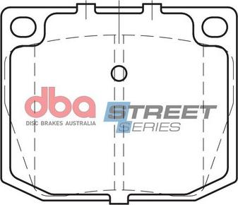 DBA Australia DB525SS - Set placute frana,frana disc allinparts.ro