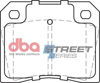 DBA Australia DB521SS - Set placute frana,frana disc - allinparts.ro