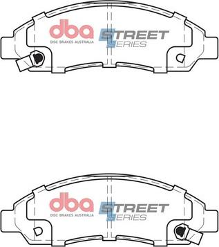 DBA Australia DB1468SS - Set placute frana,frana disc - allinparts.ro