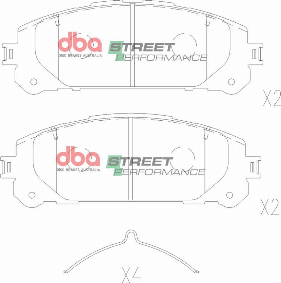 DBA Australia DB15067SP - Set placute frana,frana disc allinparts.ro