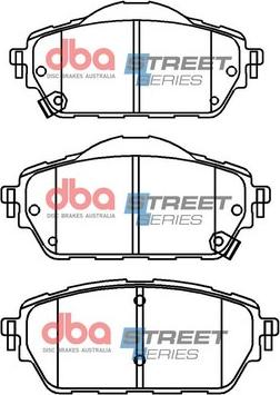 DBA Australia DB15083SS - Set placute frana,frana disc - allinparts.ro