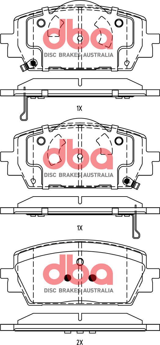 DBA Australia DB15071SS - Set placute frana,frana disc - allinparts.ro