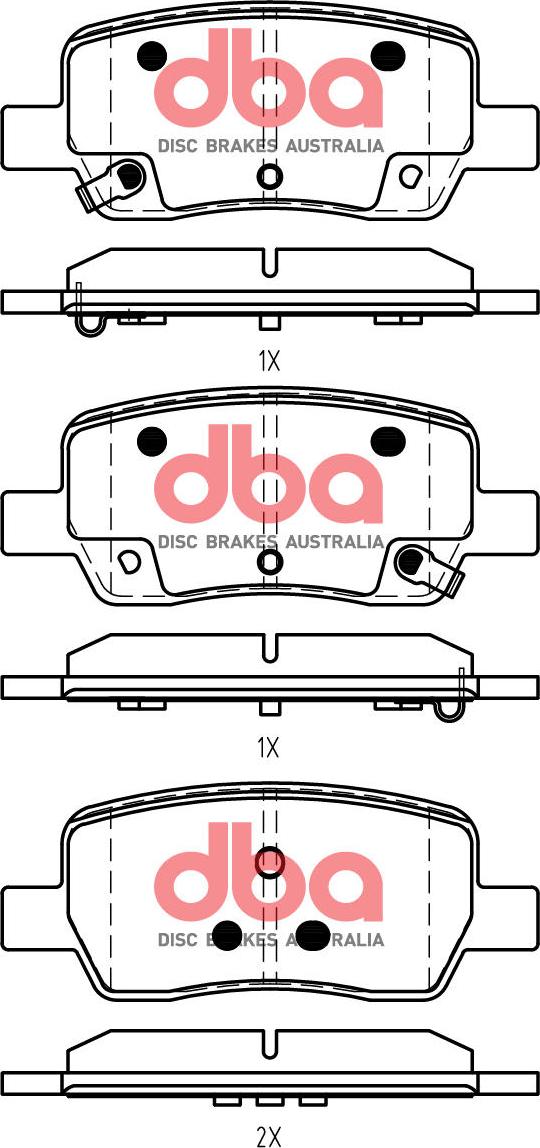 DBA Australia DB15072SS - Set placute frana,frana disc - allinparts.ro